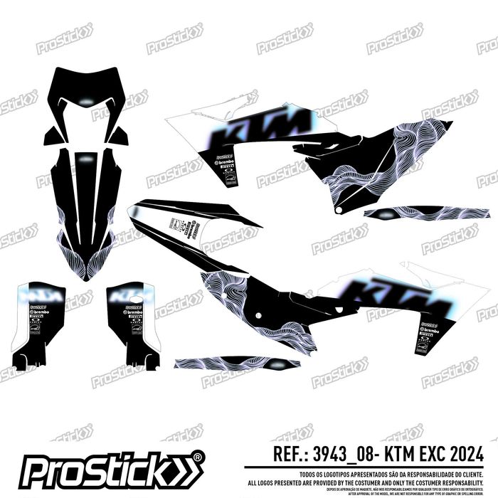 Kit Autocolantes KTM EXC 2024