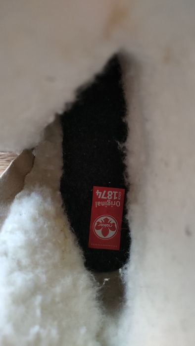 Rieker nowe śniegowce beżowe 38