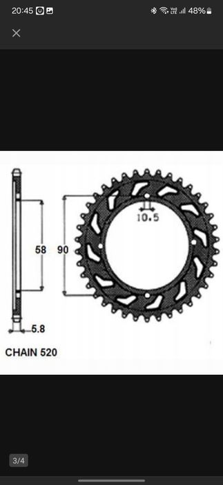 Zestaw napędowy DID+SUNSTAR HONDA VARADERO 125XL 01-13