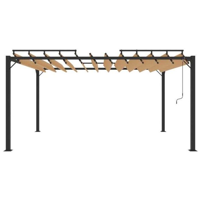 Pérgola com Telhado Persiana 3x4 m