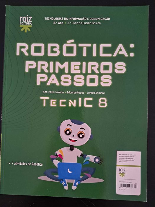 2 cadernos de atividades TECNIC - 8.º ano (NOVOS)