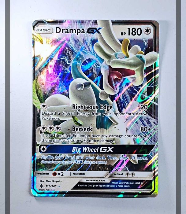 Drampa Gx 115/145 GRI Pokemon ENG-NM