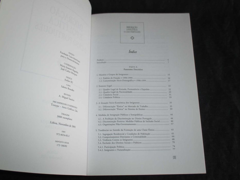 Livro Imigração e Política O Caso Português