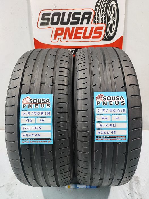 2 pneus semi novos 215-50R18 Falken - Oferta dos Portes