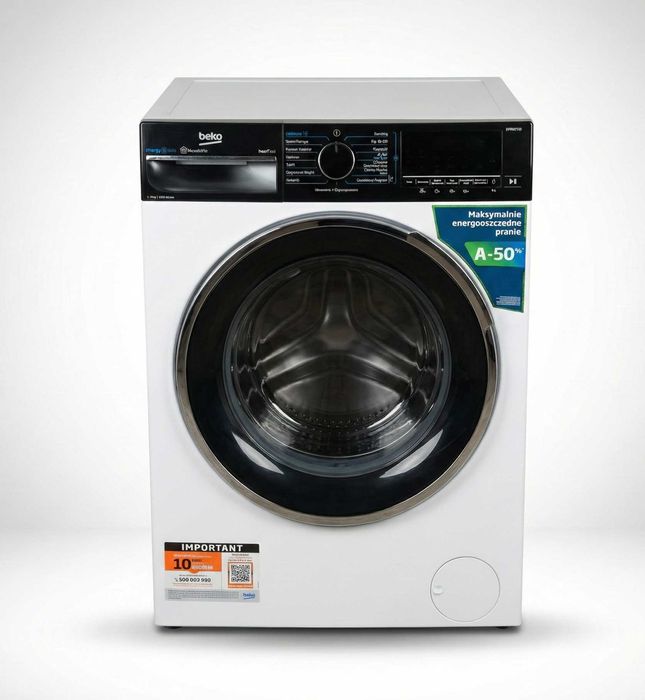 Pralka Beko B7WFU69418WB 9kg 1400obr Funkcja pary OUTLET 10LG34