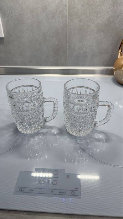 Хрустальные пивные кружки