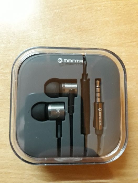 Słuchawki z mikrofonem - Manta EPH 9001 ONYX