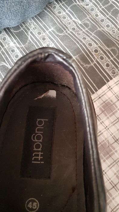 Buty skórzane, wizytowe Bugatti