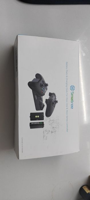 Baterias e base para comando xbox