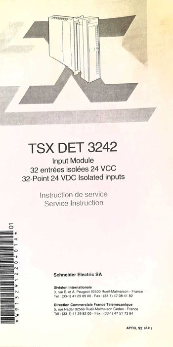 Schneider TSX-DET-3242 Input Module