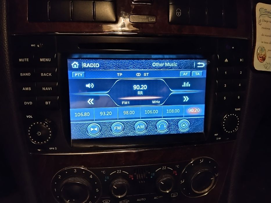 Radio android para Mercedes W203
