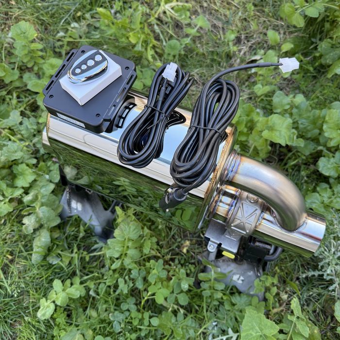 Panela de escape com válvula elétrica