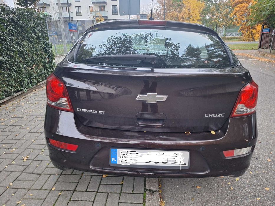 Chevrolet Cruze 2012, benzyna, hatchback, faktura VAT