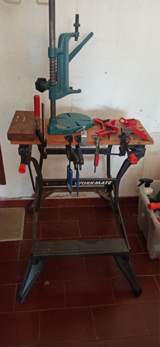Bancada Black & Decker Workmate com acessórios