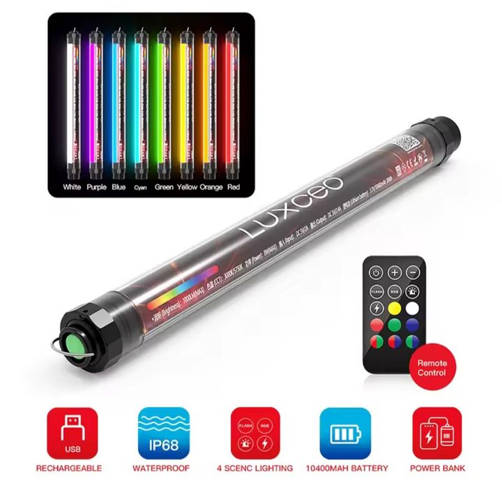 Luxceo P7RGB Pro — Водонепроникне RGB світло / LED трубка