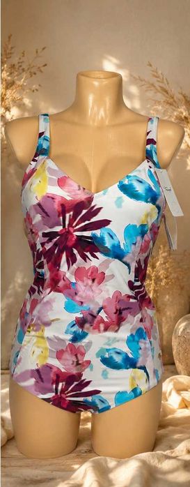 NOWY strój  kąpielowy Triumph 38B Summer Fleur OW -kwiaty,wielobarwny