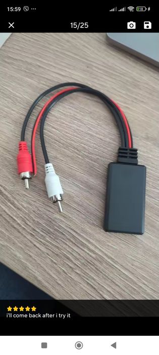 Автомобільний універсальний бездротовий модуль Bluetooth Музичний адаптер 2 Rca