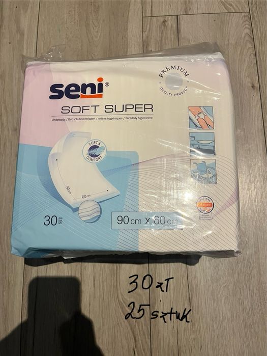 Podkłady chłonne higieniczne firmy Seni