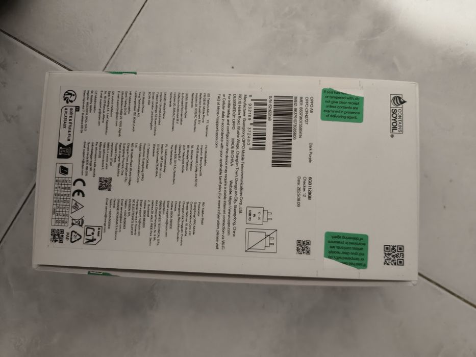 OPPO A5 | 8GB RAM | 128GB | Como Novo | Caixa Original

Vendo OPPO A5