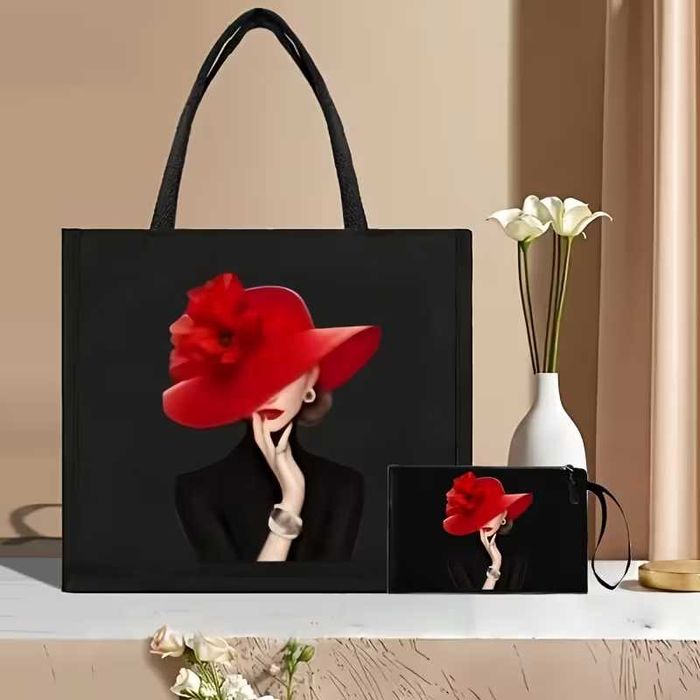 Сумка-шопер єко сумка чорна подарунок