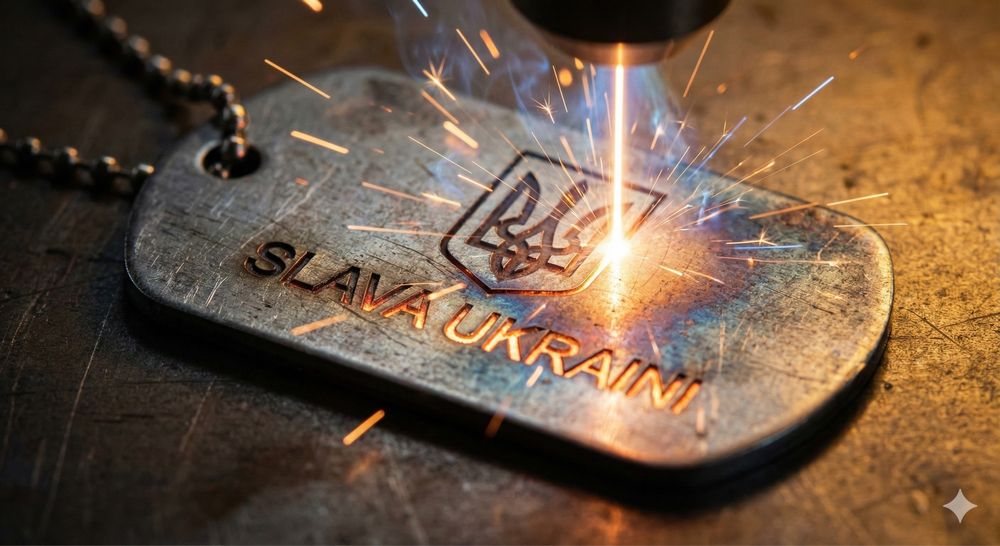 Лазерне гравіювання у . Жетони, ножі, термоси. Швидко