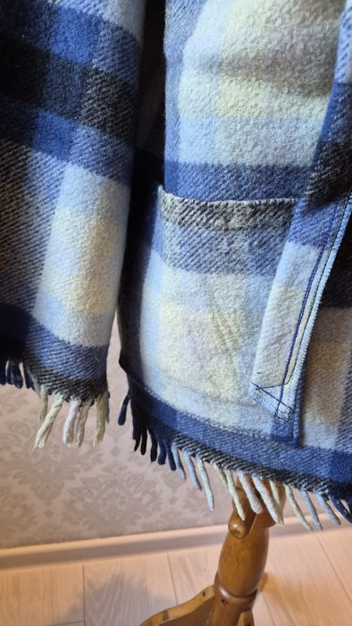 100%wełna kimono unikat narzutka kurtka