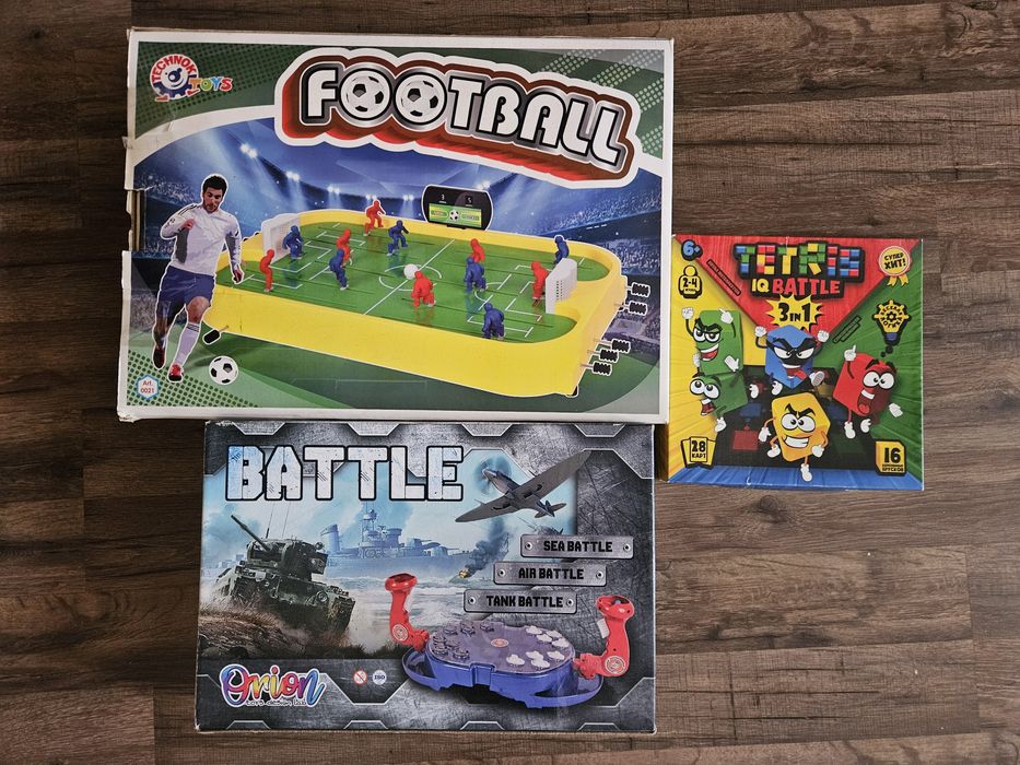 Настольные игры 3 шт. За 300 грн.