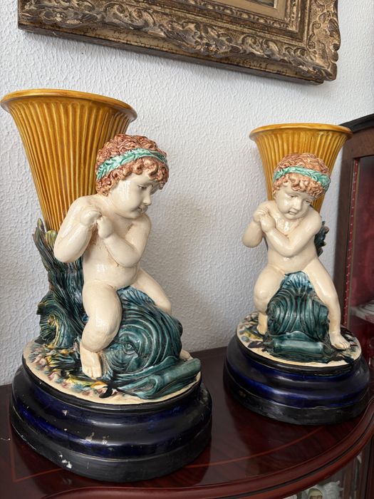 Jarras antigas majolica