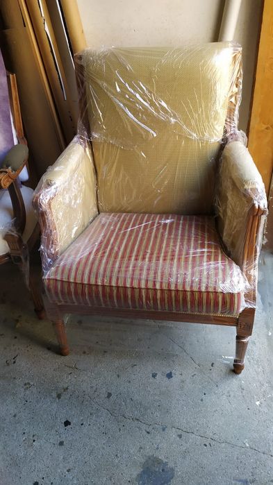Poltrona classica renovada.