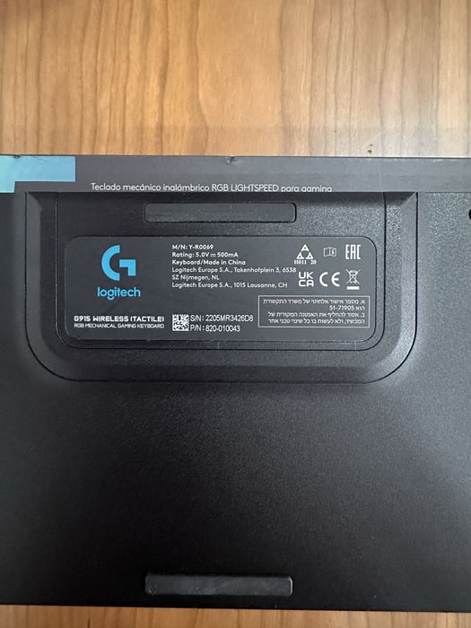 Logitech G915 LIGHTSPEED Wireless