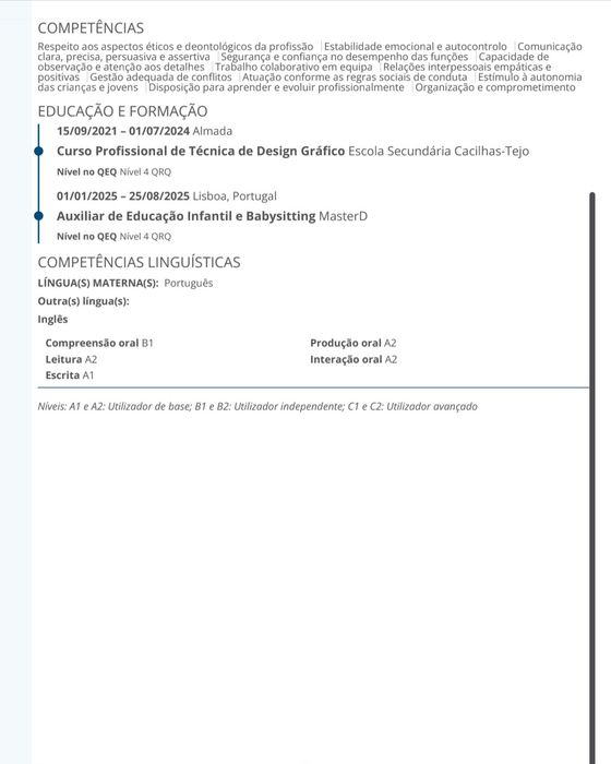 Ama/babysitter em Corroios | Ambiente familiar e seguro