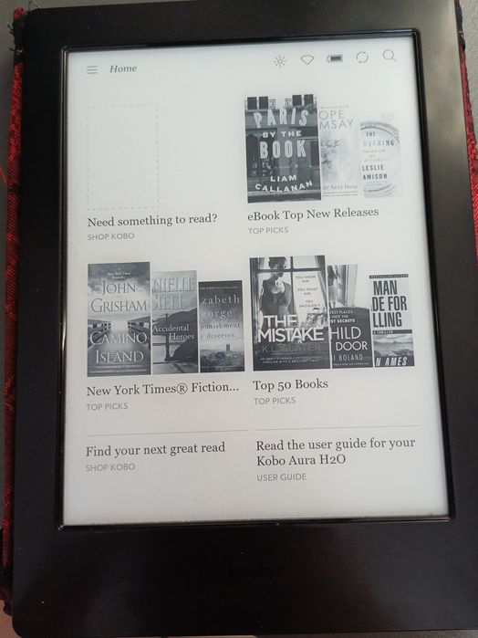 Електронна книга Kobo Aura H2O 6.8" (4GB + MicroSD) Водостійка, підсвітка