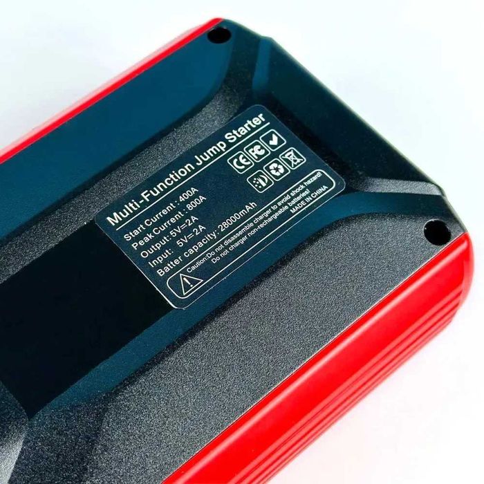 Автомобільний пуско-заряд.пристрій Бустер JumpStarter J15 28000mAh