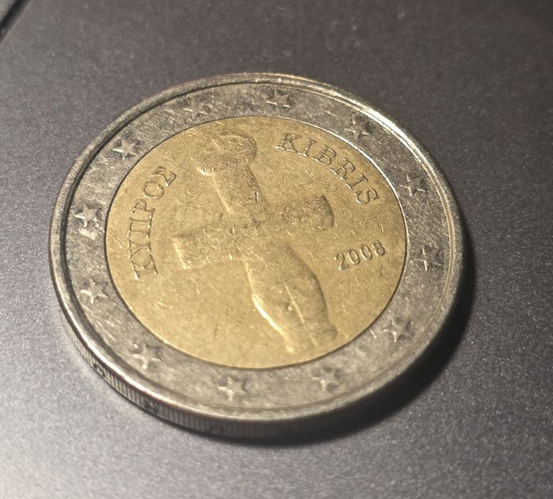 Moeda de 2€ Chipre. 2008