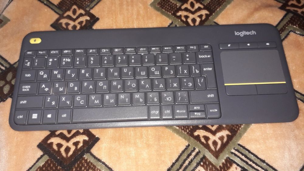 Клавіатура бездротова Logitech Touch K400 Plus