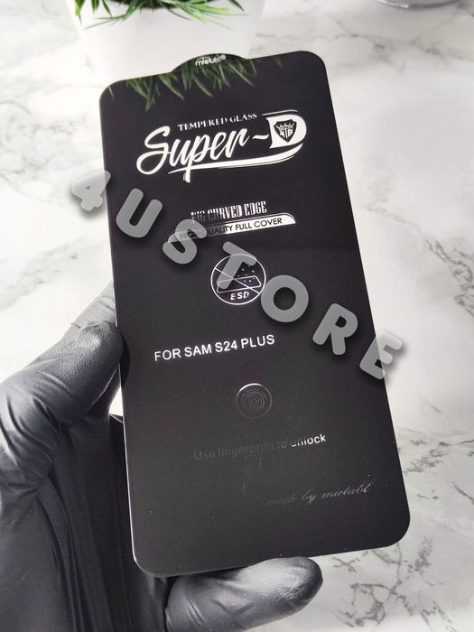 Защитное стекло на Samsung S24 S24+ Plus якісне захисне скло міцне