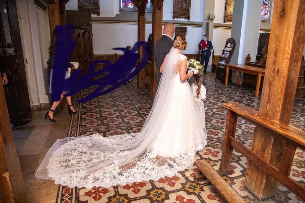 Suknia ślubna księżniczka