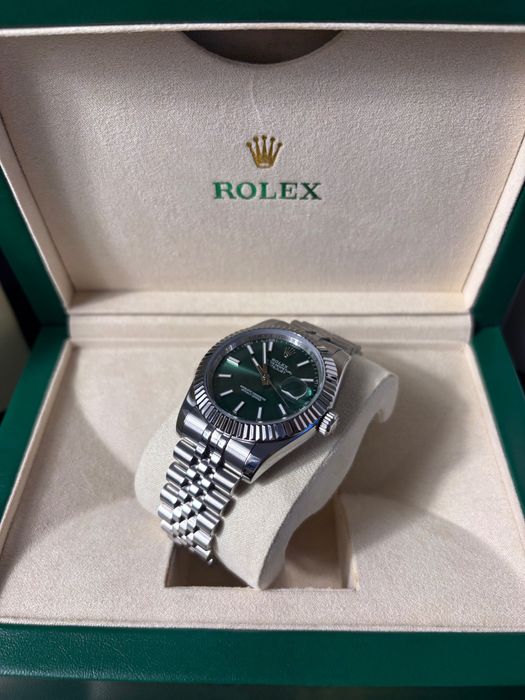 Часы Rolex Date Just Green