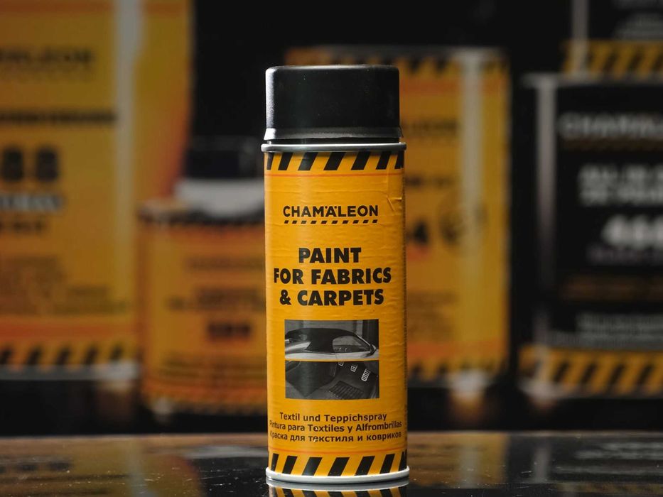 Фарба для текстилю та килимків Сhamaleon, 400 мл Аерозоль Чорний