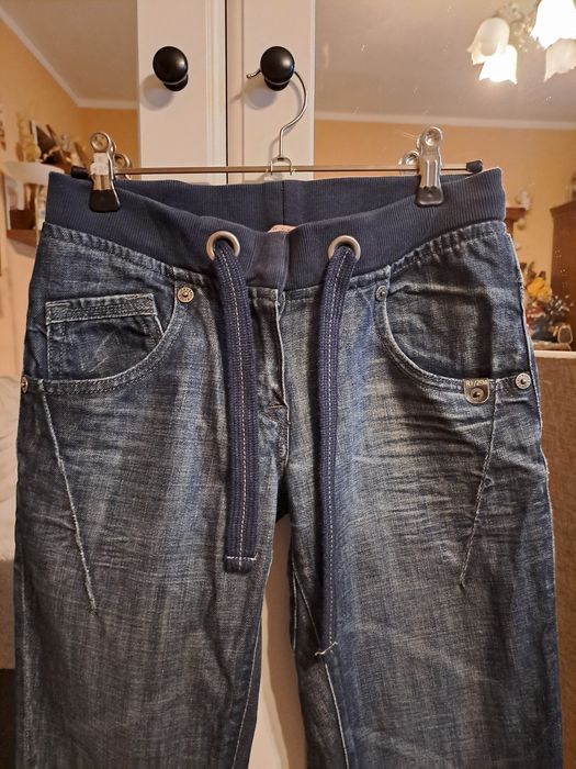 Spodnie jeansy RIVER ISLAND baggy skate XS