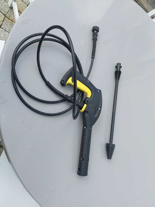 Pistolet , Sztyca, Wąż do myjki Karcher.