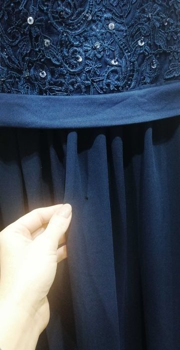 Sukienka maxi dla wysokiej - ślub, wesele r. L/ XL