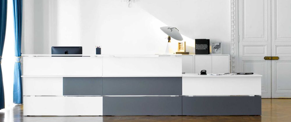 Balcão de recepção