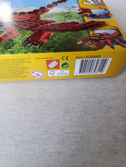 Новий LEGO Creator 31032 Червоні істоти / Дракон (Раритет 2015)