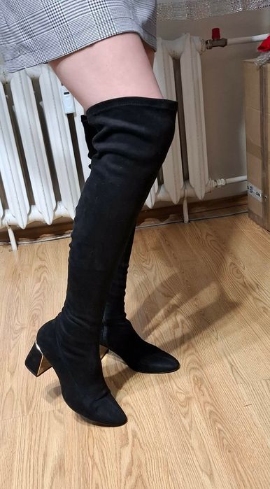 Kozaki damskie za kolano 25.5 Zara