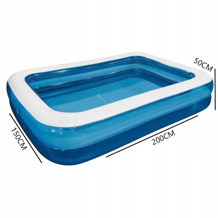 Basen dmuchany prostokątny SUPER CENA dzieci