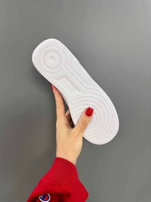 Кросівки Nike Air Force 1 Shadow White Silver premium