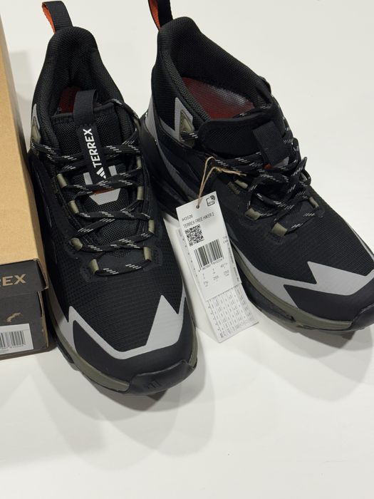 Adidas Terrex Free Hiker 2.0 GTX - Black Carbon Olive - Tam 40 2/3