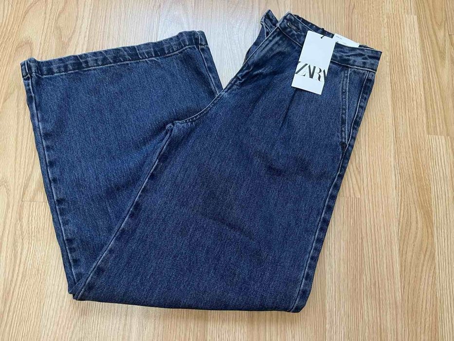 Zara wide leg 34 джинси