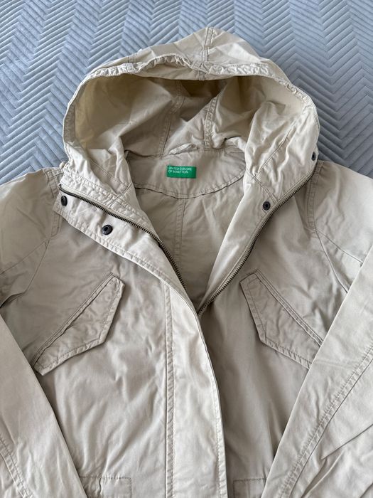 Kurtka damska parka, wiosenna, rozmiar M, marka Benetton.